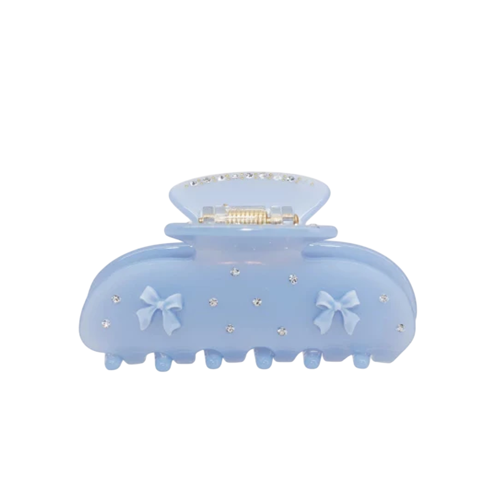 EMI JAY Sweetheart Clip in Blue Ribbon - Крабик для волосся "Blue Ribbon" EMI JAY Sweetheart Clip in Blue Ribbon - Крабик для волосся "Blue Ribbon"